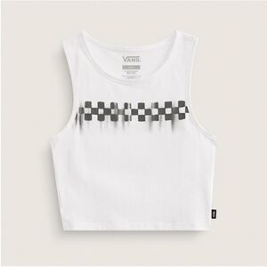 NWT Vans Checker crop tank size small